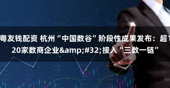 粤友钱配资 杭州“中国数谷”阶段性成果发布：超120家数商企业&#32;接入“三数一链”