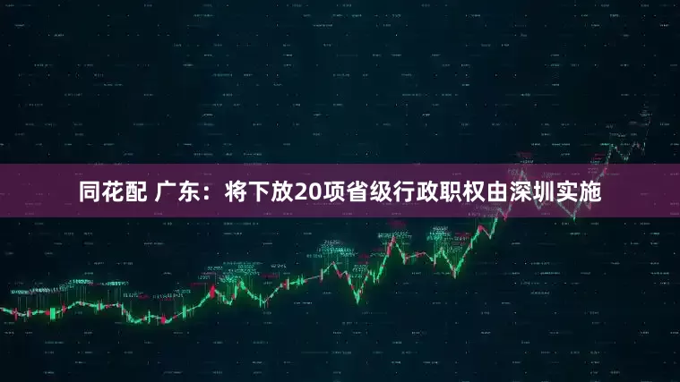同花配 广东：将下放20项省级行政职权由深圳实施